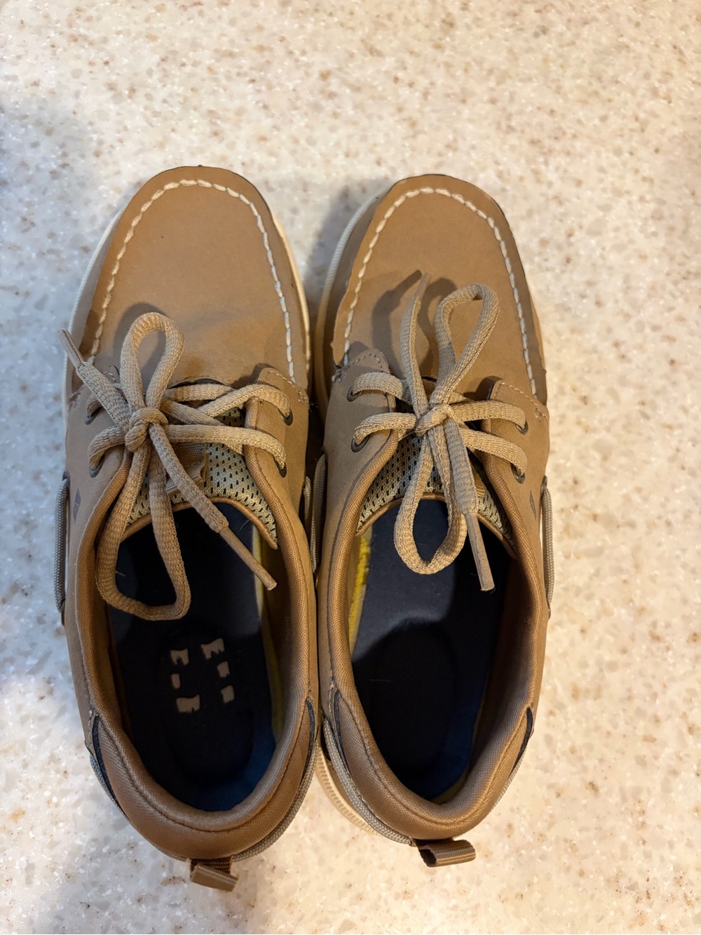 Sperry Tan Kids Boat Shoes